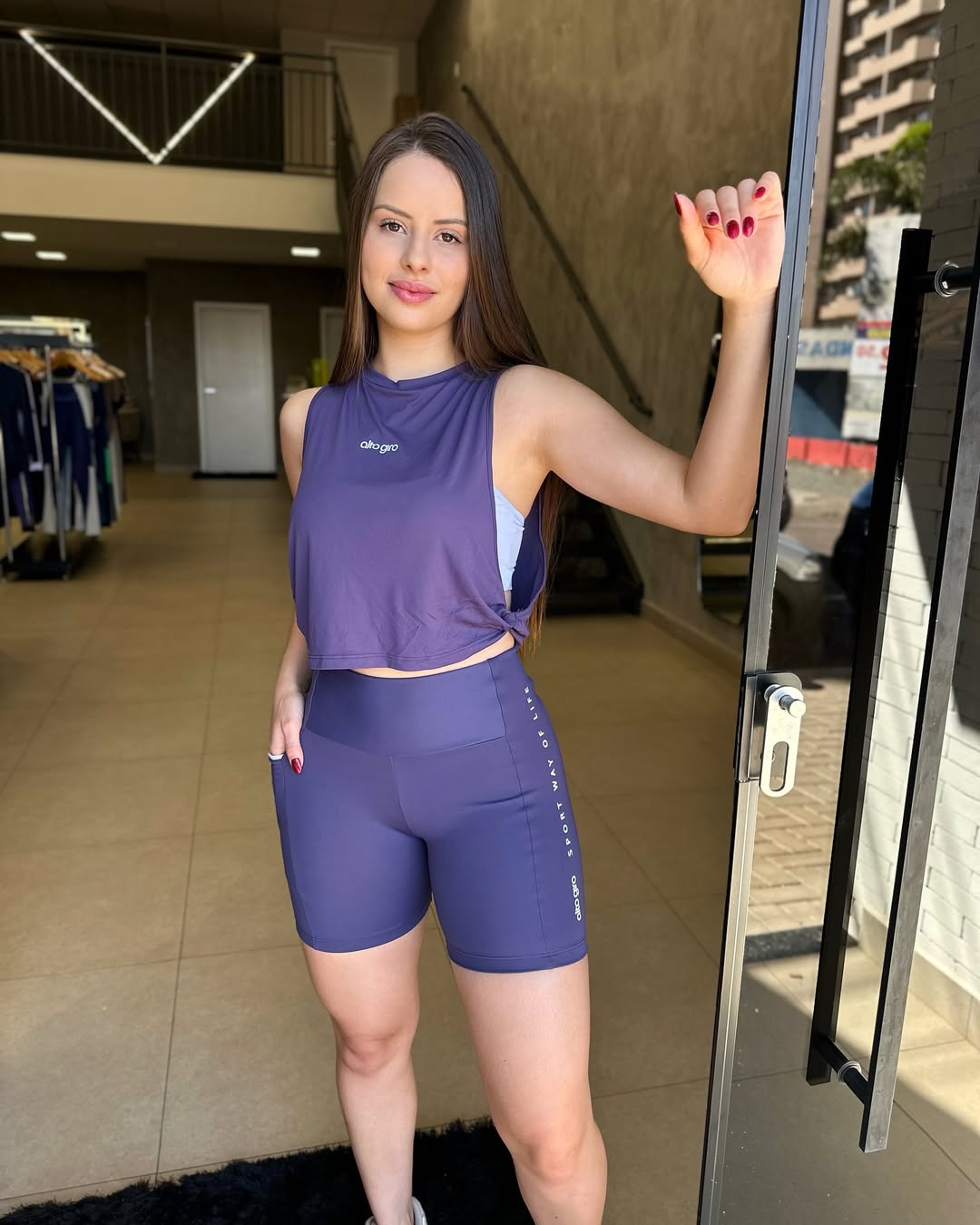 CONJUNTO SHORT LEGGING + REGATINHA